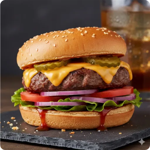 Cheeseburger Sandwich